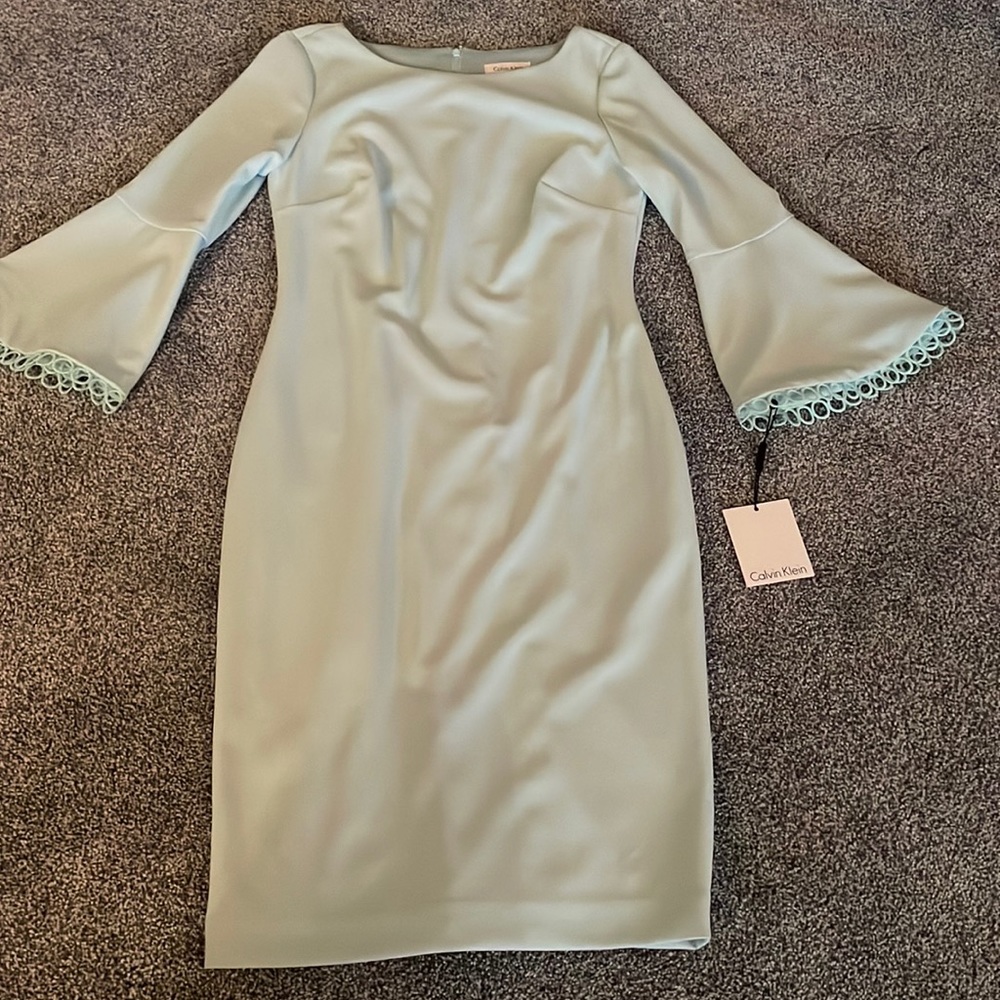 Brand new light blue/aqua dress